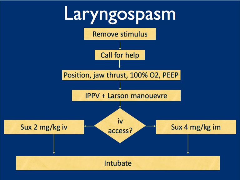 Laryngospasm after Ketamine resusme